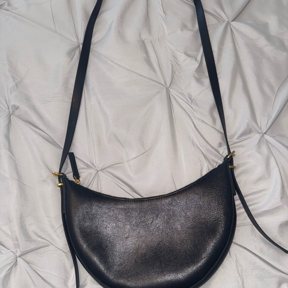 NWOT Madewell The Essential Convertible Top Handle Crossbody Mini Bag black